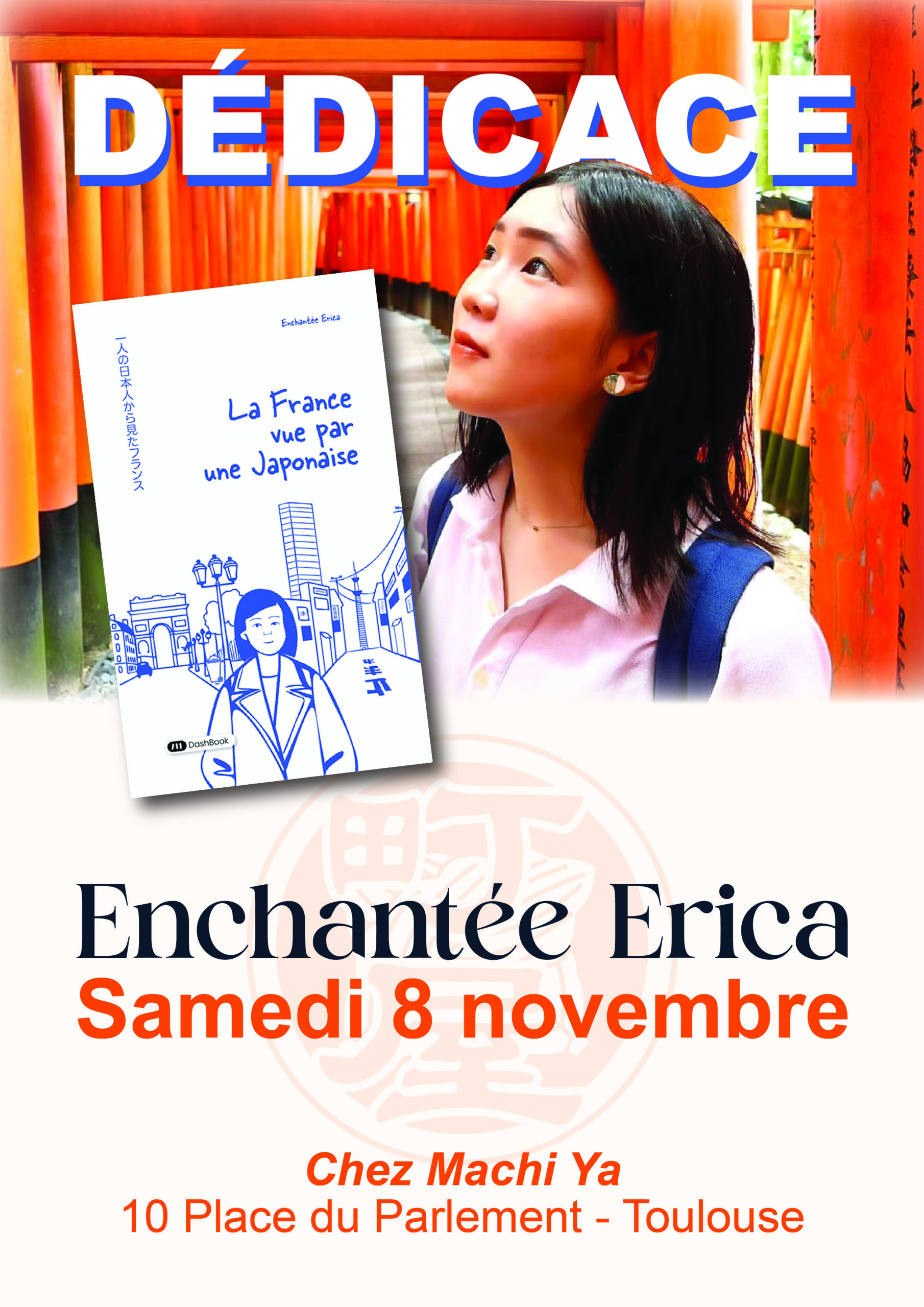 Réservation – Dédicaces avec Enchantée Erica chez Machiya Toulouse